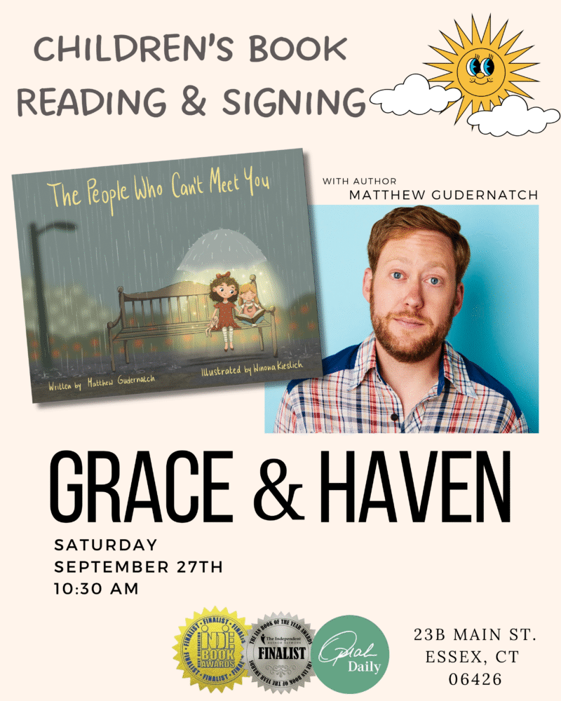 author-meet-and-greet-book-signing-matthew-gudernach-essex-ct