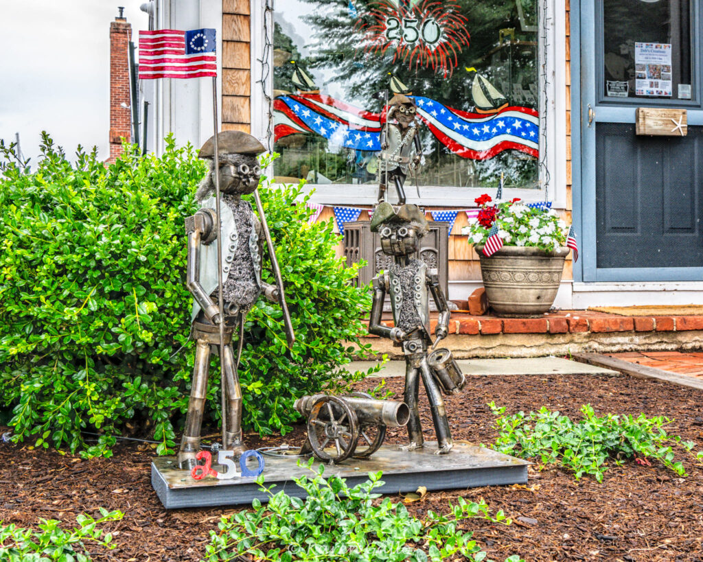 Revolutionary War Soldiers in the Garden